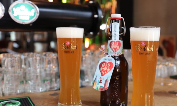 Grolsch Geniet en Geef Beugel